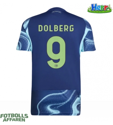 Ajax Kasper Dolberg #9 Bortatröja 2025-26 Kortärmad